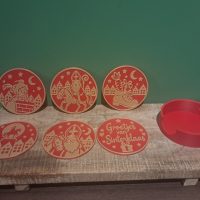 Sinterklaas onderzetters foto 1